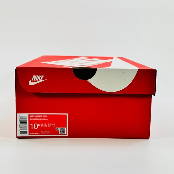 Nike Air Max 2017 \'Team Red Black\' 849559-603 Multi Size